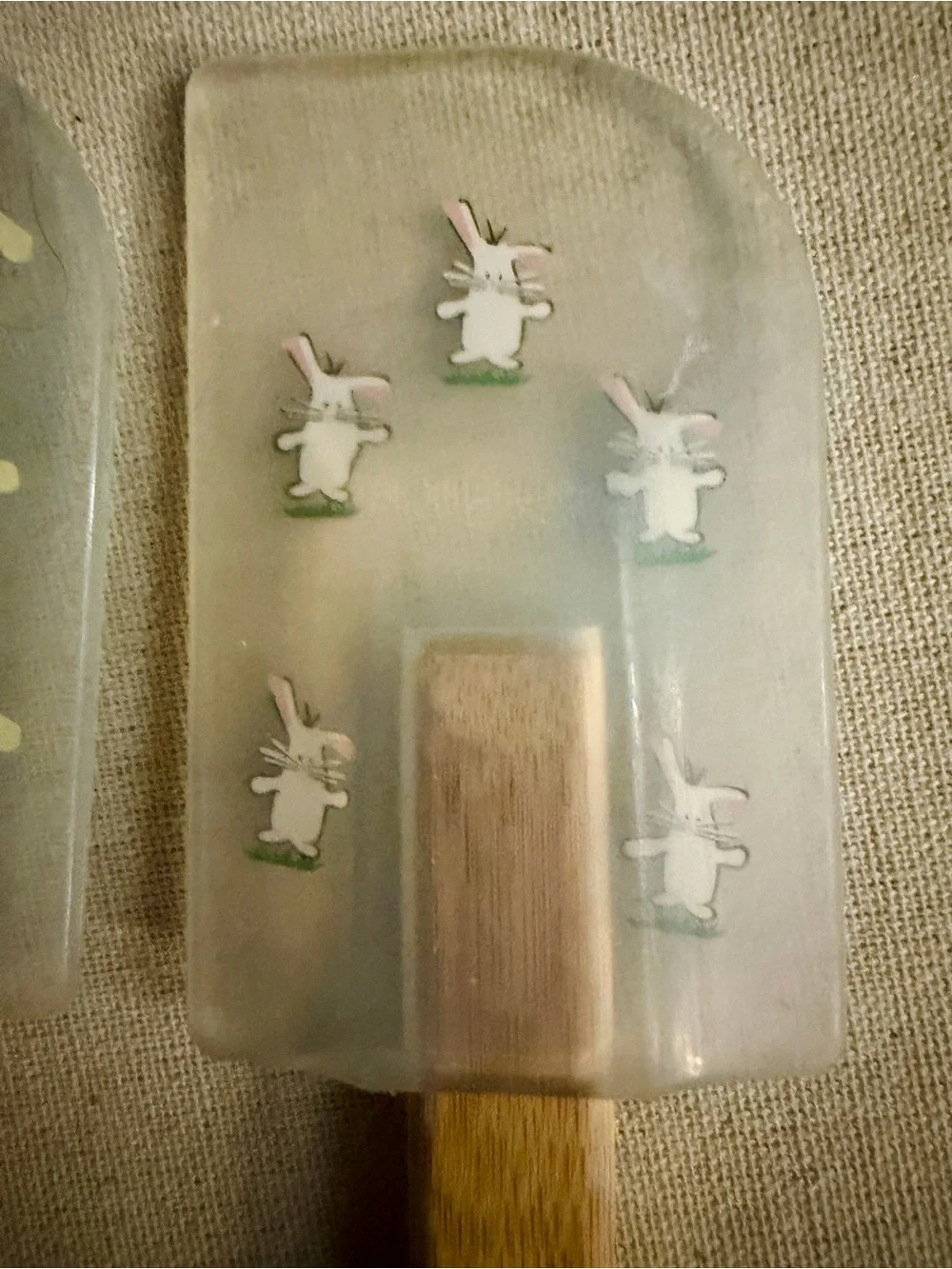 Vintage Sur La Table spring themed animals silicone spatulas set of 2